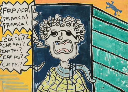 05 Nonna che con 40 gradi si veste di lana Biagioli Casa-Museo Mario Carrara
