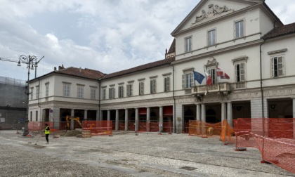 Proseguono i lavori dell'ultimo step del cantiere di Piazza del Municipio. Viale Garibaldi: tempo di rifiniture