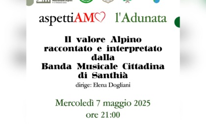 "Il valore Alpino": mercoledì a Santhià il concerto della banda musicale cittadina aspettando l'adunata di Biella