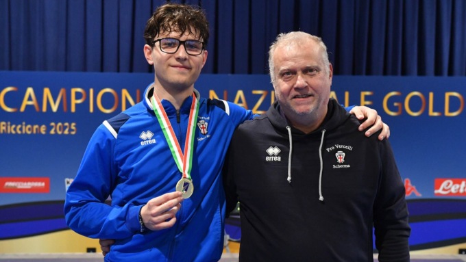 Altro alloro per la Pro Vercelli Spada: Filippo Checco campione nazionale “Gold”