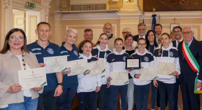 Libertas, le neo campionesse d’Italia premiate anche in Comune. Scheda: “Grazie da parte di tutta la città”