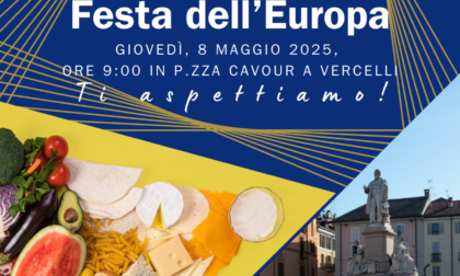 Festa dell’Europa 2025: in piazza Cavour l’evento “Alimentarsi in modo consapevole: un diritto di tutti”