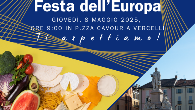 Festa dell’Europa 2025: in piazza Cavour l’evento “Alimentarsi in modo consapevole: un diritto di tutti”