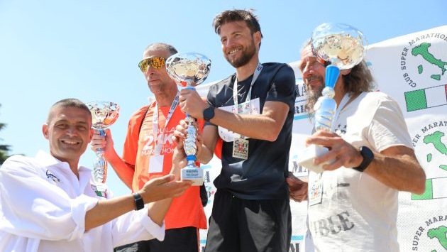 Stefano Maino della Polisportiva Brianza Lissone vince la Maratona di Riso Italiano a Santhià con un crono inferiore alle 3 ore