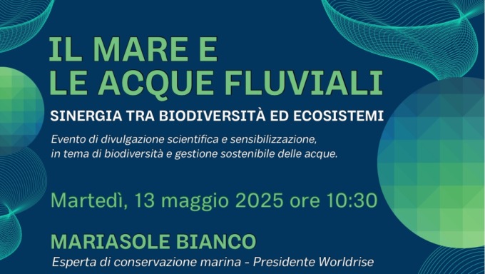 “Il mare e le acque fluviali – Sinergia tra biodiversità ed ecosistemi”. Tutto pronto per il seminario alla palestra del Sacro Cuore