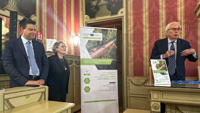 Scheda in visita a Ovest Sesia per “Cycling Waterways”