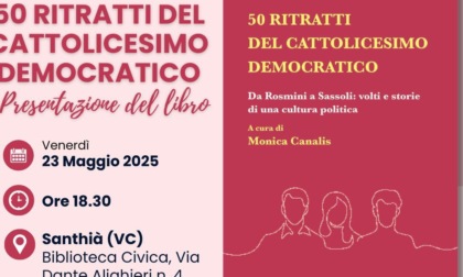 A Santhià Monica Canalis presenta il libro “50 ritratti del Cattolicesimo democratico"