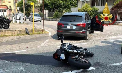 Motociclista in codice rosso: interviene l'elisoccorso
