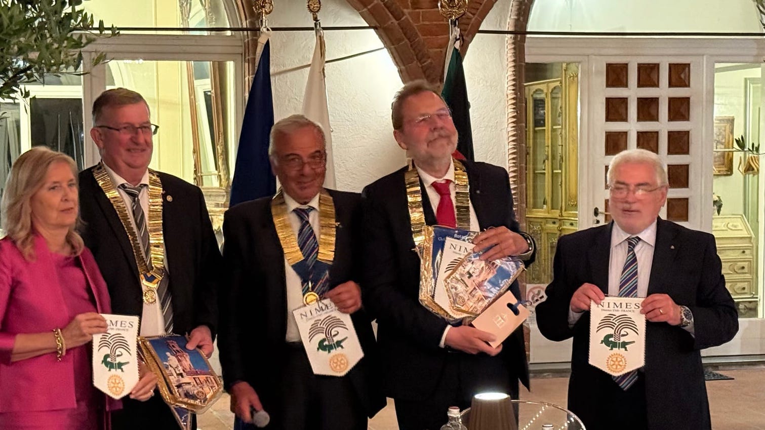 Rotary Club Vercelli: per i 70 anni, le visite dei club gemelli di Nîmes e Dortmund giugno 2025