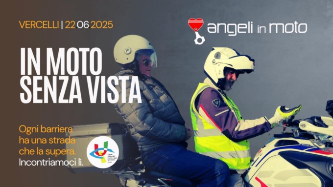 Per la prima volta in città “In moto senza vista”, un’esperenza coinvolgente per non vedenti