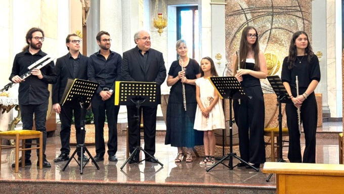 Splendida esibizione della banda Vallotti al monastero di Santa Margherita