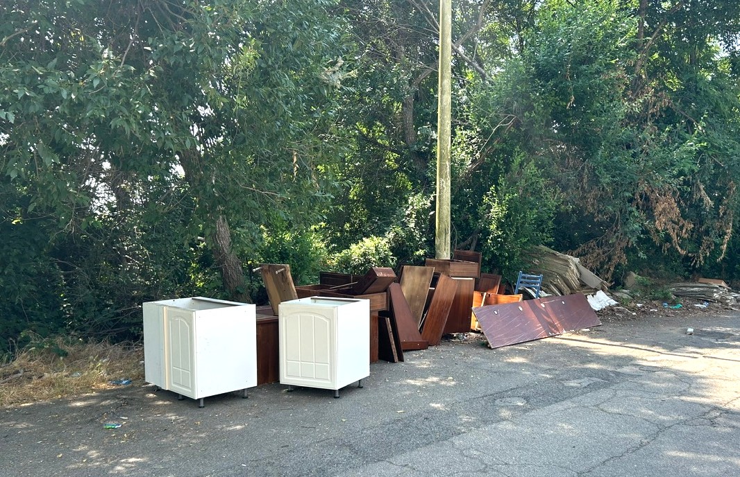 Discarica via Ranghino Cappuccini Vercelli, giugno 2025 5