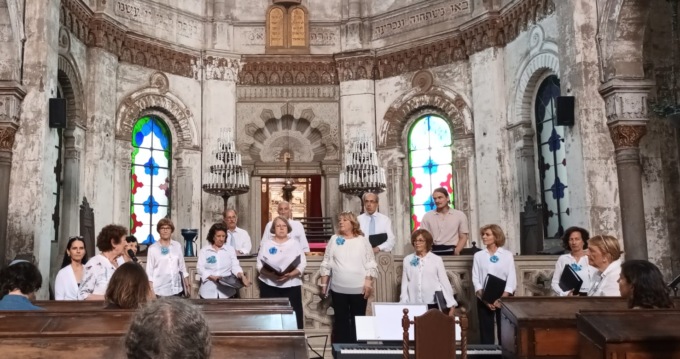 Il Coro Col Hakolot in Sinagoga per ricordare Mario Pollarolo