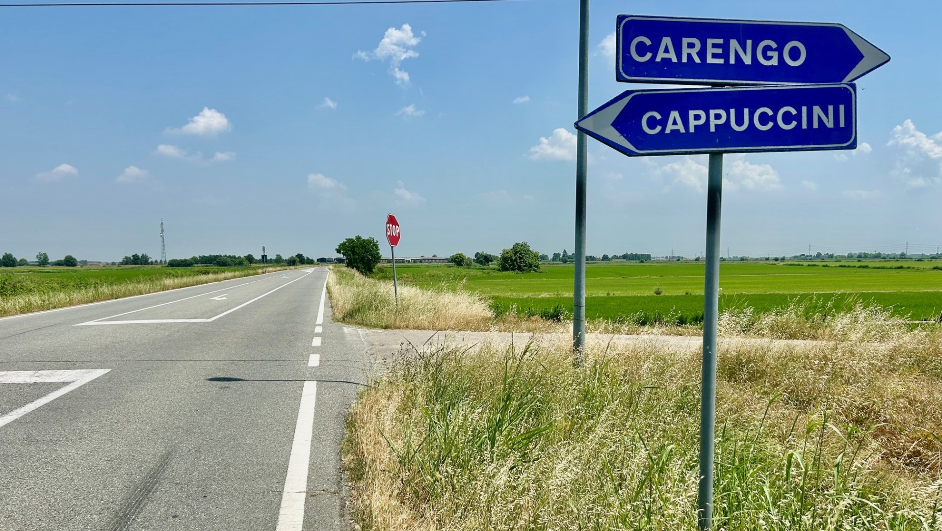 SS 31, tangeniale, incrocio Cappuccini-Carengo. Vercelli, giugno 2025