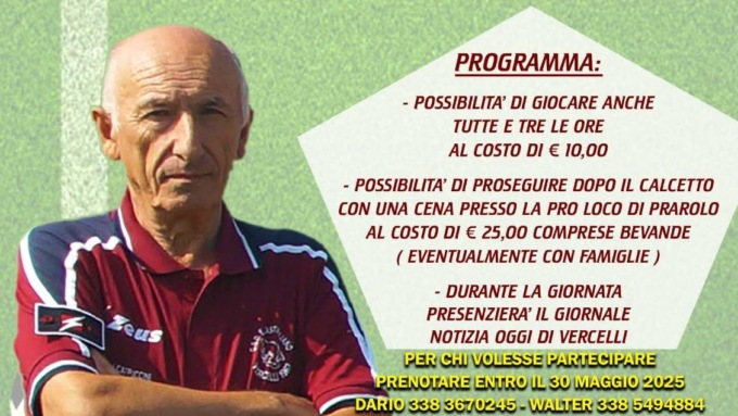 A Prarolo è tutto pronto per l’evento benefico “Il ritrovo degli amici del Carlin”