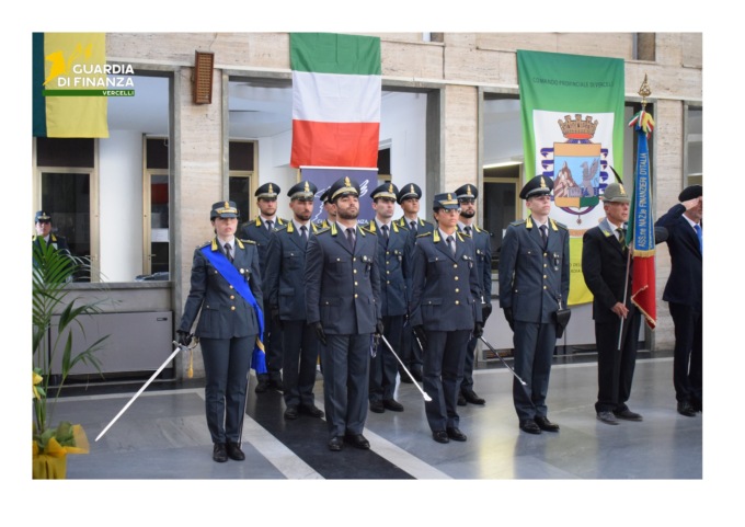 Guardia di Finanza Vercelli: 251° anniversario del Corpo e Bilancio attività