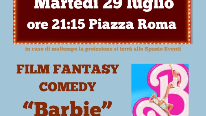 “Barbie” chiude il “Cinema sotto le stelle” a Santhià