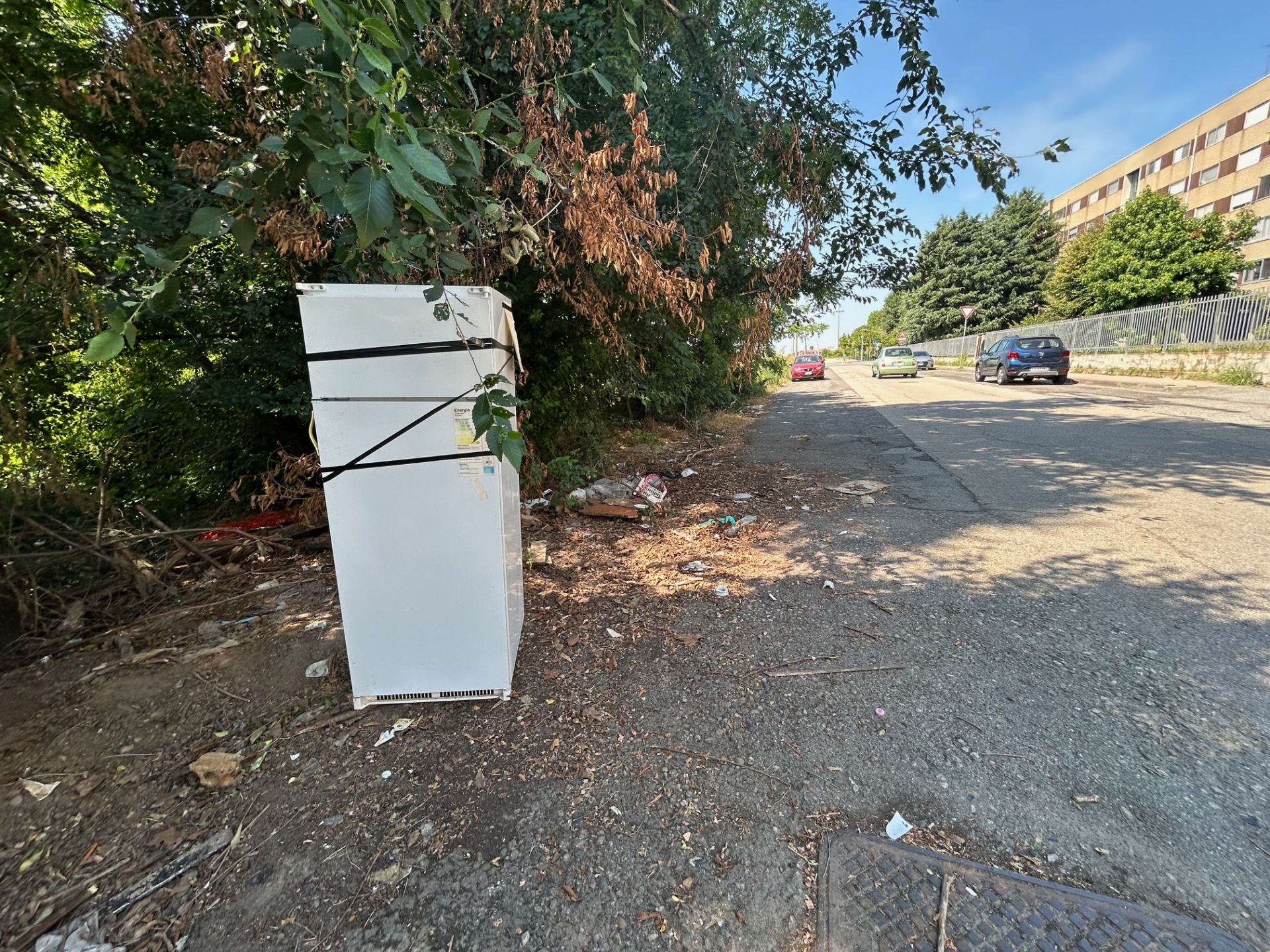 Discarica via Ranghino Cappuccini Vercelli luglio 2025
