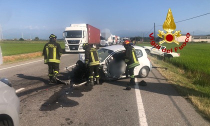 Incidente fra quattro veicoli, ci sono dei feriti