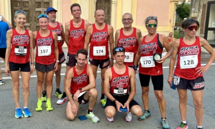 Super Atletica Santhià: 1° posto nella classifica a squadre della Tornaco di Notte e che risultati individuali!