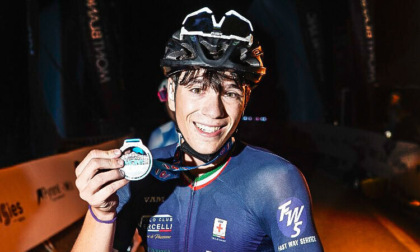Velo Club Vercelli, specialisti in lunghe distanze: impresa di Mattia Sanzone sul Monte Bianco