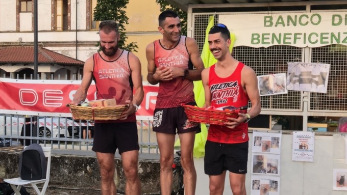 Trionfo Atletica Santhià alla Girocrovando: entrambi i podi quasi “monopolizzati”