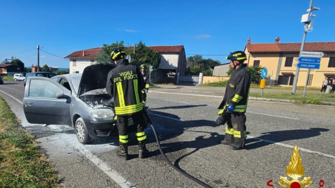Incidente stradale a Moncrivello, due persone al pronto soccorso