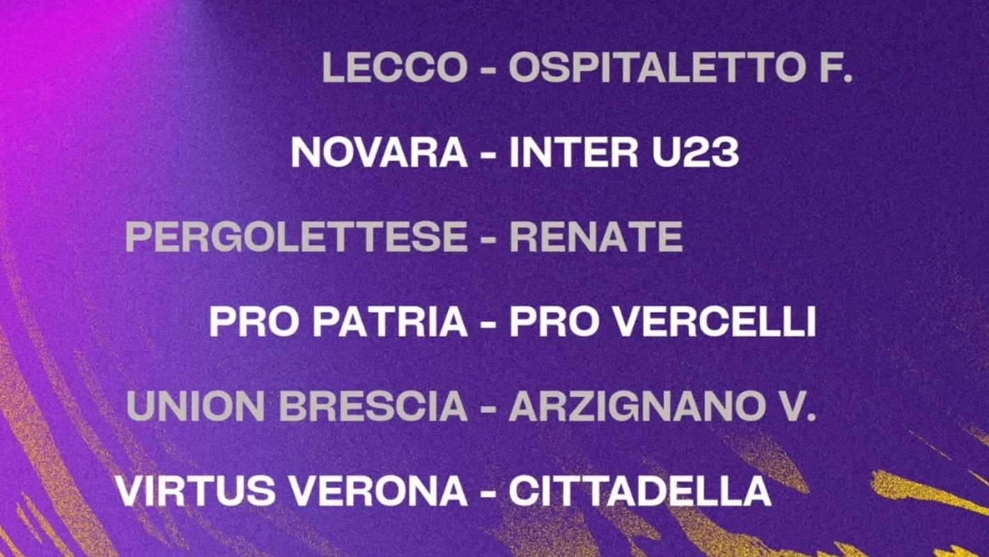 Serie C girone A, Calendario 2025-2026 prima giornata jpg