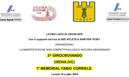 Crova, ultima sera della Sagra del Maialino. E per i runners c'è la "Girocrovando"
