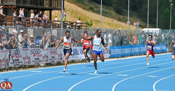 Crespo, atleta cubano che si allena a Vercelli, brilla al Meeting del Sestriere