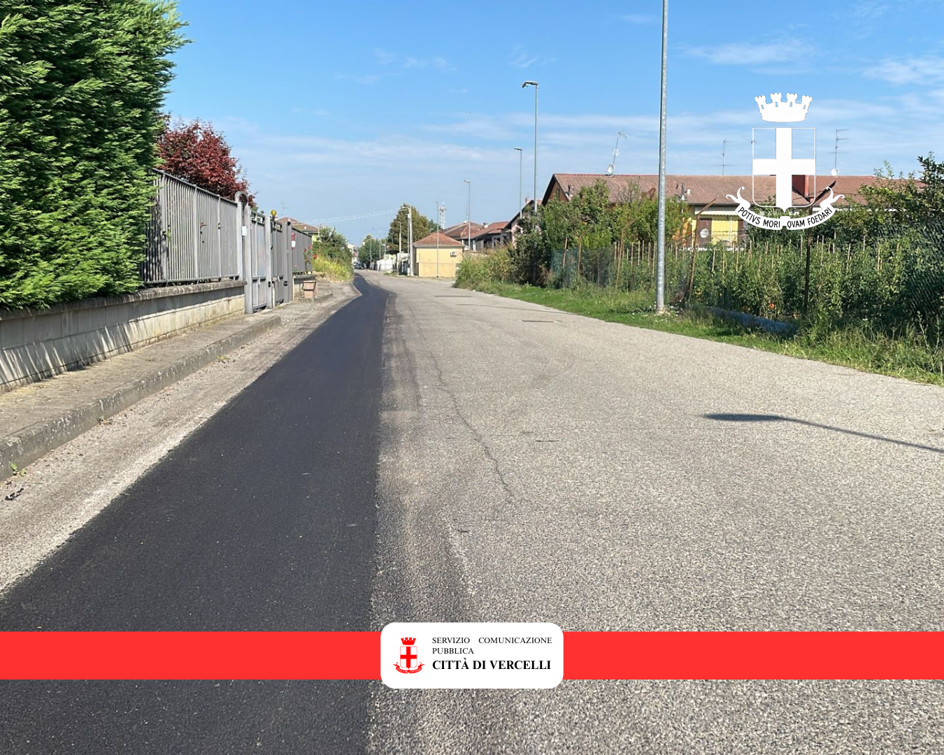 Asfaltature strade Cappuccini, Vercelli, Luglio-Agosto 2025 4