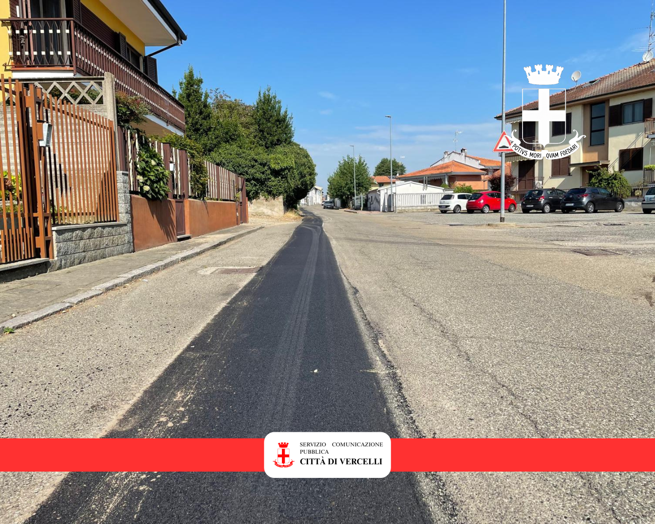 Asfaltature strade Cappuccini, Vercelli, Luglio-Agosto 2025 5