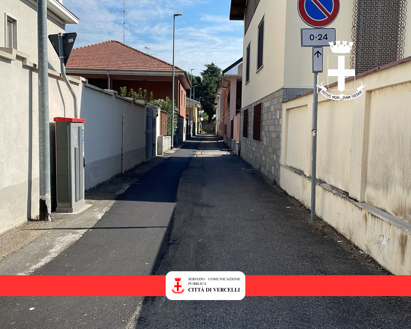 Asfaltature strade Cappuccini, Vercelli, Luglio-Agosto 2025 6