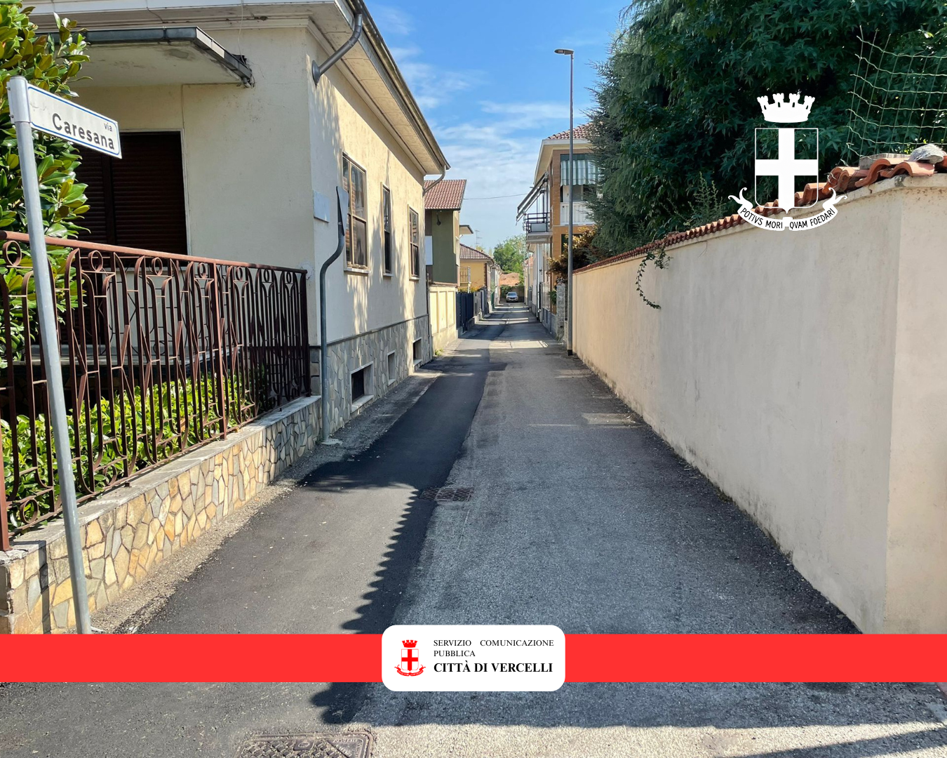 Asfaltature strade Cappuccini, Vercelli, Luglio-Agosto 2025 7