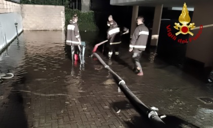 Maltempo: allagamenti in tutta la provincia per i temporali