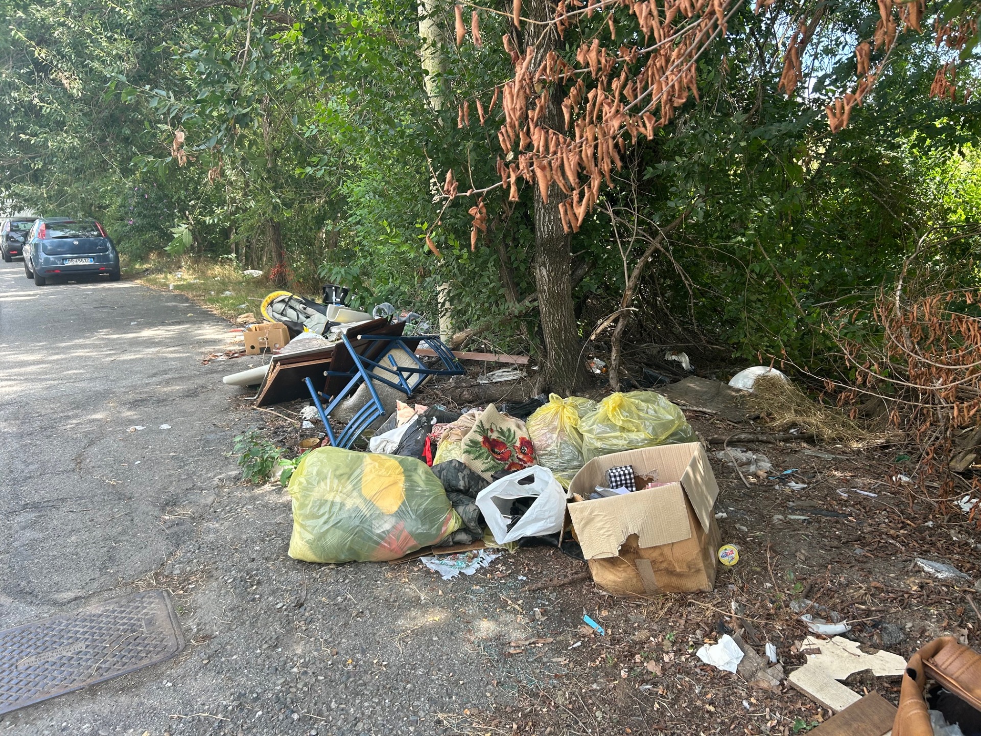 Rione Cappuccini, Vercelli: la discarica di via Ranghino - Agosto 2025