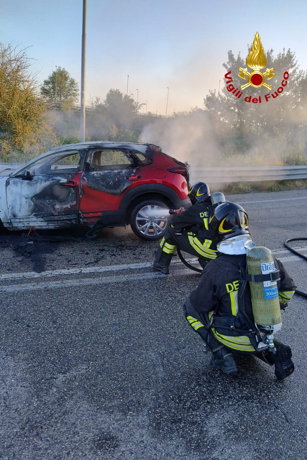 Incidente Borgo Vercelli-Villata frontale vigili del fuoco 31 luglio 2025 2