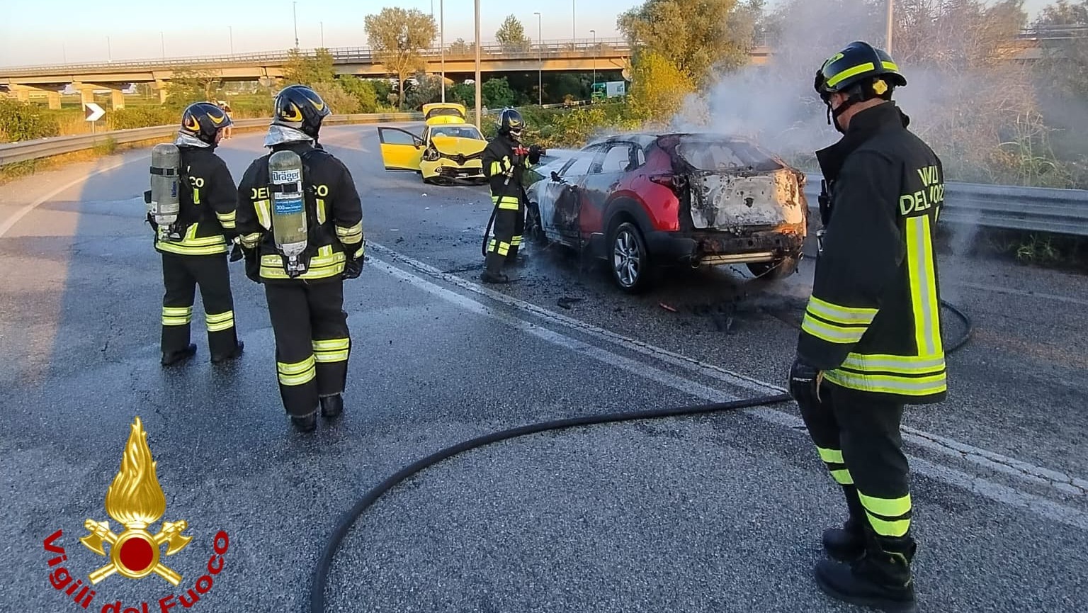 Incidente Borgo Vercelli-Villata frontale vigili del fuoco 31 luglio 2025 3