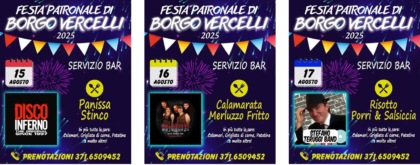 Borgo Vercelli, tutto pronto per la Patronale dell’Assunta