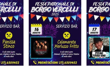 Borgo Vercelli, tutto pronto per la Patronale dell'Assunta