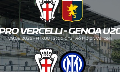 Pro Vercelli: solo 5 euro per assistere alle due amichevoli al "Piola" contro Genoa U20 e Inter U23