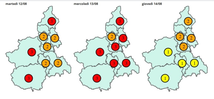 Ondata di calore: oggi siamo al livello di allerta rossa