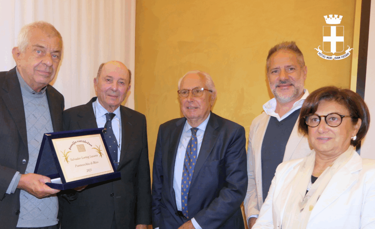 Consegnata la Pannocchia di Riso d’oro a Salvador Loring Lasarte