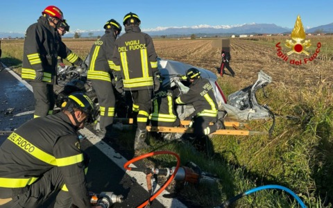 Incidente mortale a Tronzano Vercellese: il report dei vigili del fuoco