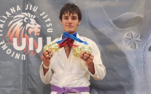 Jiujitsu, exploit di Pietro Ferrero al Sardinian Open: 6 medaglie d’oro per l’atleta della Pro Vercelli BJJ