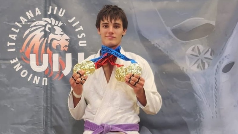 Jiujitsu, exploit di Pietro Ferrero al Sardinian Open: 6 medaglie d’oro per l’atleta della Pro Vercelli BJJ