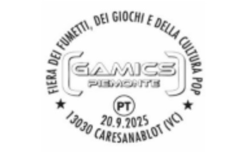 Un annullo filatelico speciale per Gamics Piemonte