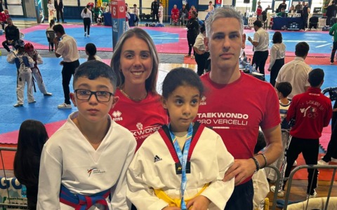 Pro Vercelli Taekwondo sugli scudi al Tuscany Open con Ines El Bouchikhi e Gabriele Paolo De Marco