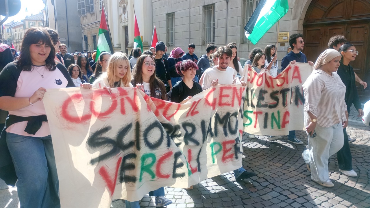 Sciopero per Gaza: Il secondo corteo degli studenti