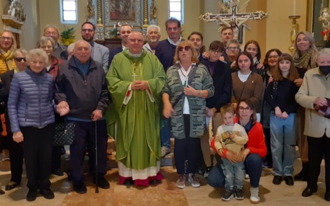 Grande festa a Rive per l’accoglienza del nuovo parroco, monsignor Gianfranco Brusa